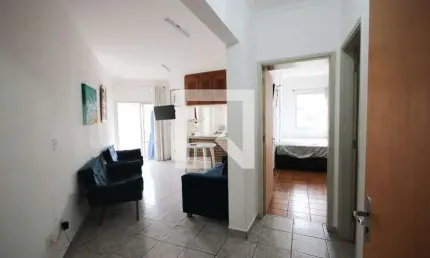 Apartamento para aluguel - vila caiçara, 1 quarto,  60 m² - praia grande
