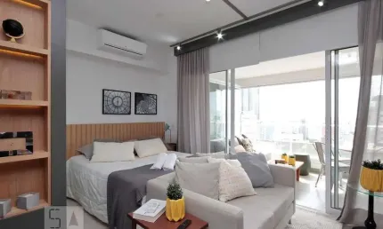 Kitnet / stúdio para aluguel - consolação, 1 quarto,  40 m² - são paulo