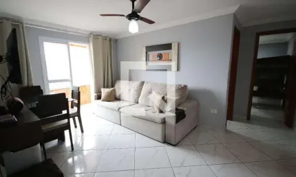 Apartamento para aluguel - canto do forte, 1 quarto,  64 m² - praia grande