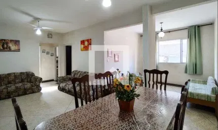 Apartamento para aluguel - guilhermina, 2 quartos,  90 m² - praia grande