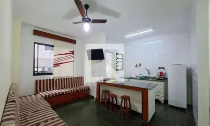 Apartamento para aluguel - guilhermina, 2 quartos,  60 m² - praia grande