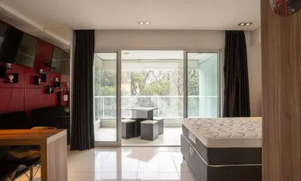 Kitnet / stúdio para aluguel - consolação, 1 quarto,  38 m² - são paulo