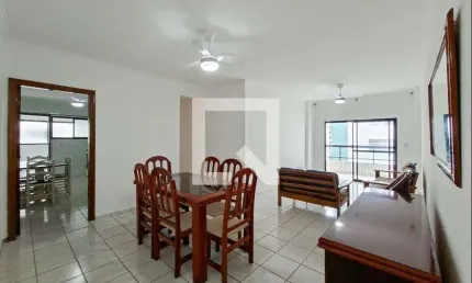 Apartamento para aluguel - guilhermina, 3 quartos,  114 m² - praia grande