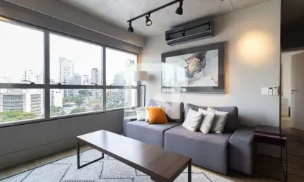 Apartamento para aluguel - vila olímpia, 1 quarto,  70 m² - são paulo