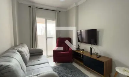 Apartamento para aluguel - cidade ocian, 1 quarto,  45 m² - praia grande