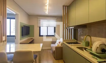 Apartamento para aluguel - centro, 1 quarto,  26 m² - curitiba