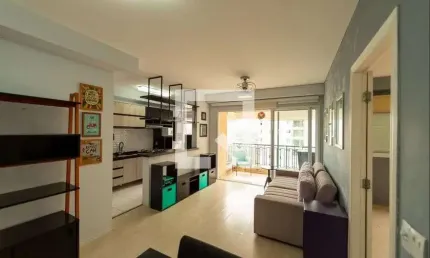 Apartamento para aluguel - alphaville, 1 quarto,  52 m² - barueri