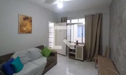 Apartamento para aluguel - ponta da praia, 2 quartos,  59 m² - santos