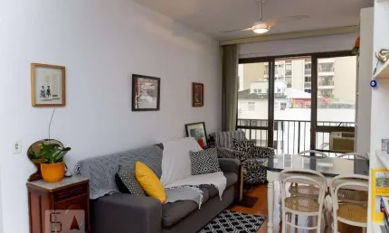 Apartamento para aluguel - leblon, 1 quarto,  50 m² - rio de janeiro