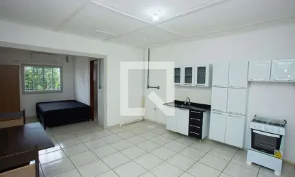 Kitnet / stúdio para aluguel - igará, 1 quarto,  28 m² - canoas