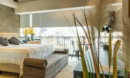 Kitnet / stúdio para aluguel - santa cecília, 1 quarto,  33 m² - são paulo