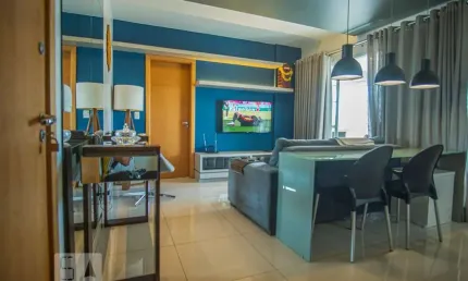 Apartamento para aluguel - setor oeste, 1 quarto,  48 m² - goiânia