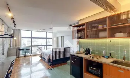 Kitnet / stúdio para aluguel - centro, 1 quarto,  39 m² - são paulo