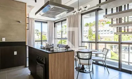 Apartamento para aluguel - centro, 1 quarto,  74 m² - florianópolis
