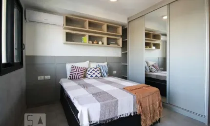 Kitnet / stúdio para aluguel - moema, 1 quarto,  30 m² - são paulo