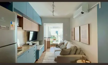 Apartamento para aluguel - pinheiros, 1 quarto,  34 m² - são paulo