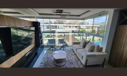 Cobertura para aluguel - recreio, 3 quartos,  150 m² - rio de janeiro