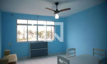 Apartamento para aluguel - vila caiçara, 1 quarto,  55 m² - praia grande