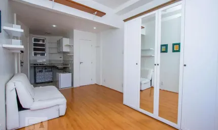 Kitnet / stúdio para aluguel - botafogo, 1 quarto,  25 m² - rio de janeiro