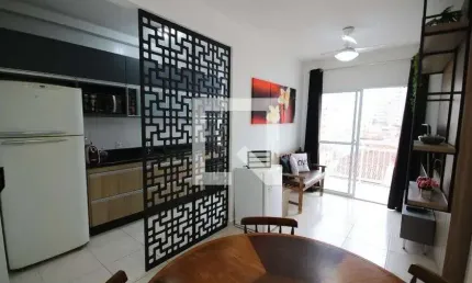 Apartamento para aluguel - vila assunção, 2 quartos,  54 m² - praia grande