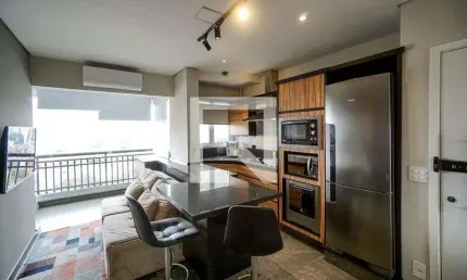 Apartamento para aluguel - tatuapé, 1 quarto,  40 m² - são paulo