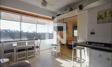 Apartamento para aluguel - panamby, 1 quarto,  40 m² - são paulo