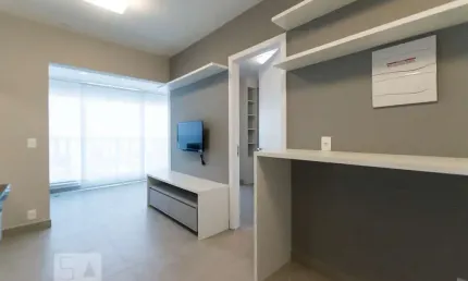 Kitnet / stúdio para aluguel - brooklin, 1 quarto,  33 m² - são paulo