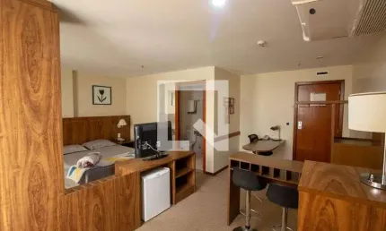 Kitnet / stúdio para aluguel - taguatinga, 1 quarto,  34 m² - brasília