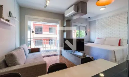 Apartamento para aluguel - panamby, 1 quarto,  36 m² - são paulo
