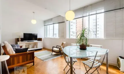 Apartamento para aluguel - gonzaga , 2 quartos,  90 m² - santos