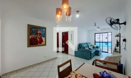 Apartamento para aluguel - cidade ocian, 2 quartos,  83 m² - praia grande