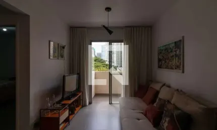 Apartamento para aluguel - moema, 1 quarto,  45 m² - são paulo