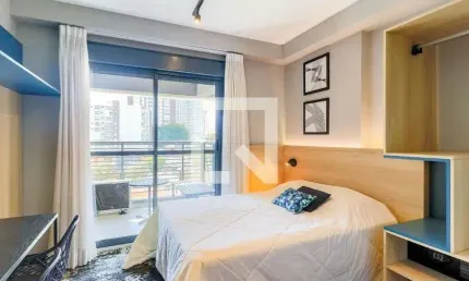 Kitnet / stúdio para aluguel - chácara santo antonio, 1 quarto,  26 m² - são paulo