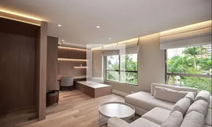 Apartamento para aluguel - panamby, 1 quarto,  70 m² - são paulo