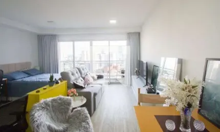 Kitnet / stúdio para aluguel - chácara santo antonio, 1 quarto,  47 m² - são paulo