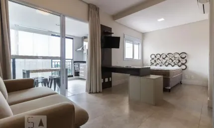 Kitnet / stúdio para aluguel - brooklin, 1 quarto,  37 m² - são paulo