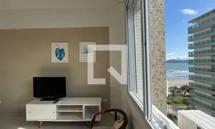 Apartamento para aluguel - embaré, 1 quarto,  48 m² - santos