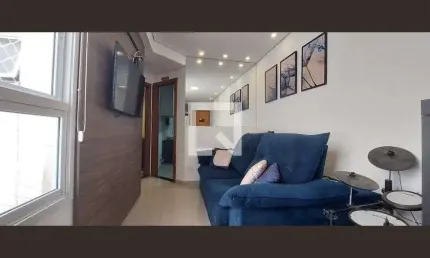 Cobertura para aluguel - jardim utinga, 2 quartos,  90 m² - santo andré
