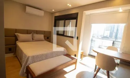 Kitnet / stúdio para aluguel - chácara santo antonio, 1 quarto,  29 m² - são paulo