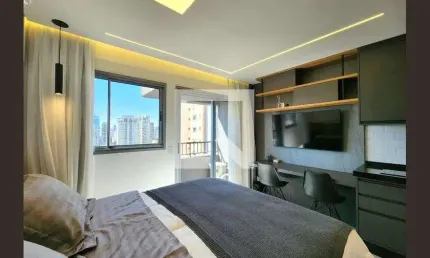 Kitnet / stúdio para aluguel - vila olímpia, 1 quarto,  24 m² - são paulo