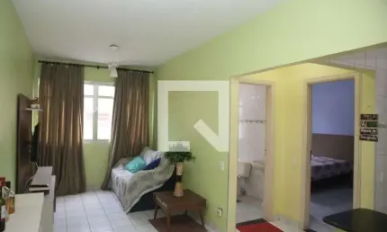 Apartamento para aluguel - guilhermina, 1 quarto,  44 m² - praia grande