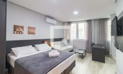 Kitnet / stúdio para aluguel - centro histórico, 1 quarto,  30 m² - porto alegre