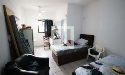 Kitnet / stúdio para aluguel - cidade ocian, 1 quarto,  25 m² - praia grande