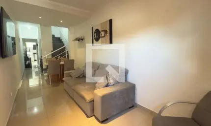 Casa para aluguel - vilamar, 2 quartos,  73 m² - praia grande