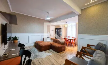 Apartamento para aluguel - gonzaga , 2 quartos,  90 m² - santos