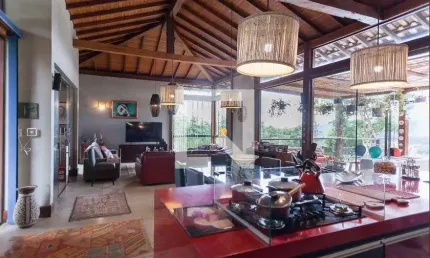 Casa / sobrado em condomínio para aluguel - pasárgada, 4 quartos,  390 m² - nova lima