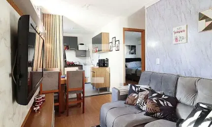 Apartamento para aluguel - santa cecília, 2 quartos,  55 m² - viamão