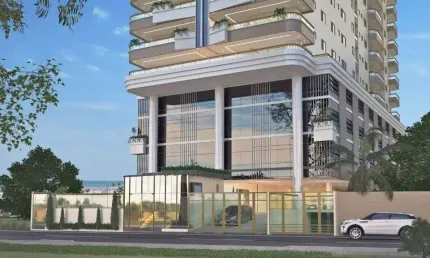 Apartamento na Ocian, Praia Grande, 3 quartos, 1 suíte, sacada, 101m²