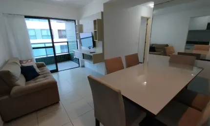 EXCELENTE APARTAMENTO ALUGUEL 2 QUARTOS MOBILIADO - BEIRA MAR
