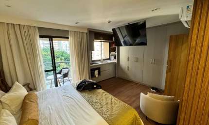 Hotel em Condomínio no bairro Jardim Europa, 1 dorm, 1 suíte, 1 vagas, 36 m